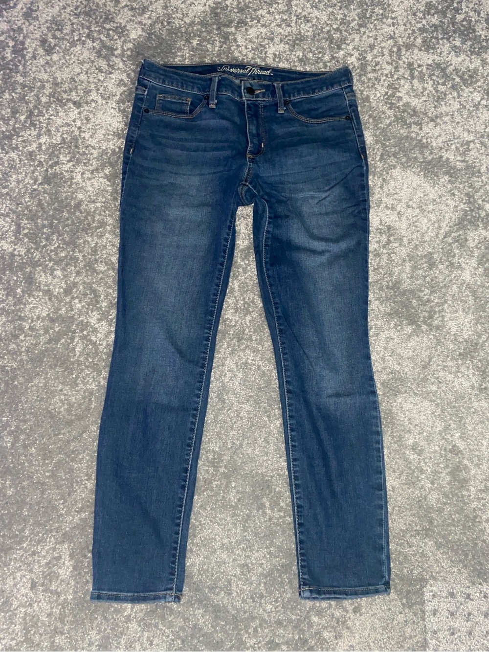 Universal Thread Mid Rise Skinny Ankle Jeans 4/27 Short